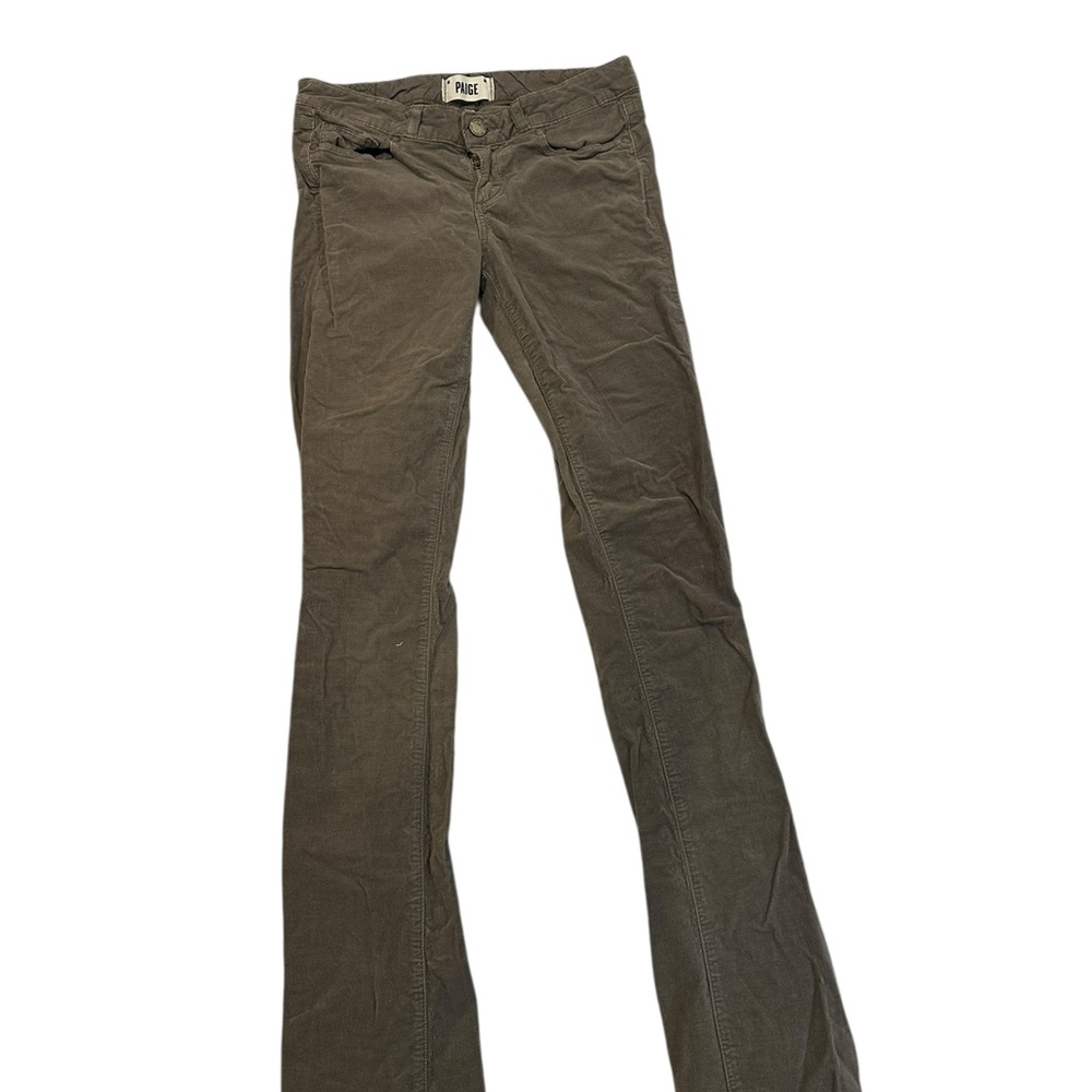 PAIGE Earthy Tone Casual Pants